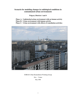 Pripyat (Districts 1 - Nuclear Safety and Security