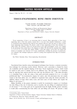 TISSUE-ENGINEERING BONE FROM OMENTUM