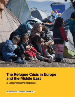 The Refugee Crisis in Europe and the Middle East