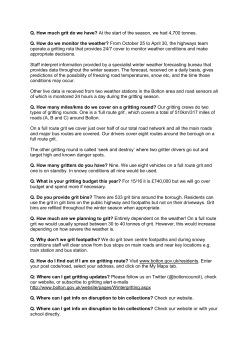 Q. How much grit do we have? At the start of the season, we had