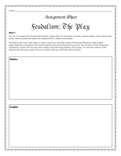 Feudalism: The Play - Western Reserve Public Media