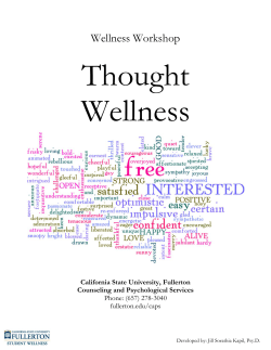 Thought Wellness handouts.