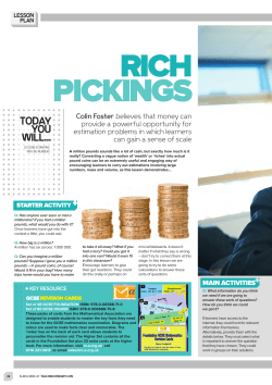 Rich pickings - Colin Foster