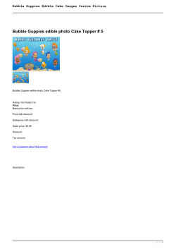 Bubble Guppies Edible Cake Images Custom Picture