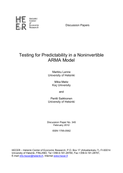 Testing for Predictability in a Noninvertible ARMA model