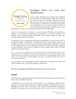 Strategies When You Can`t Pay Student Loans