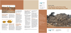 The Bucket at the End of the Solid Waste Management Chain