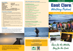 Festival Brochure - East Clare Walking Festival