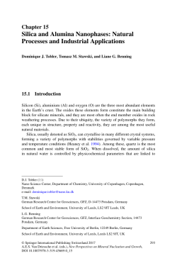 Silica and Alumina Nanophases: Natural