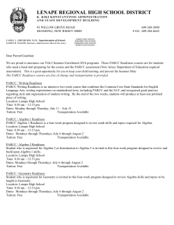 LENAPE REGIONAL HIGH SCHOOL DISTRICT