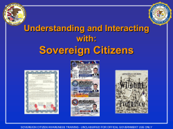 Sovereign Citizens