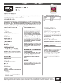 low lustre sealer no. 986