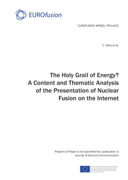 - EUROfusion Scientific Publications