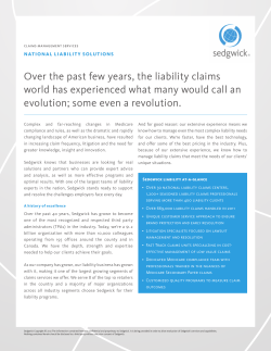 Over the past few years, the liability claims world has