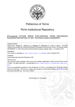 future space exploration: from reference scenario definition to key