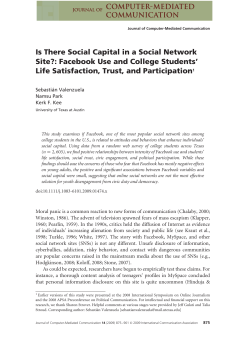 Is There Social Capital in a Social Network Site?