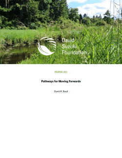 PDF - David Suzuki Foundation