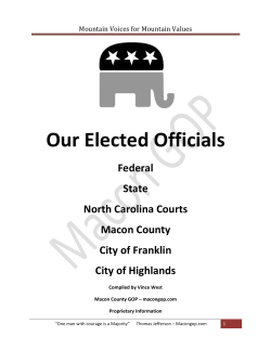 Our Elected Officials