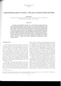 Uniformitarian plume tectonics: The post-Archean