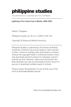philippine studies