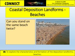 Coastal Deposition Landforms