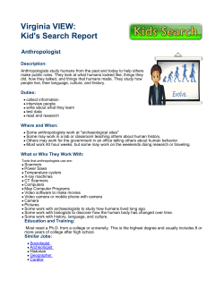 Kid`s Search Report - Virginia Career VIEW