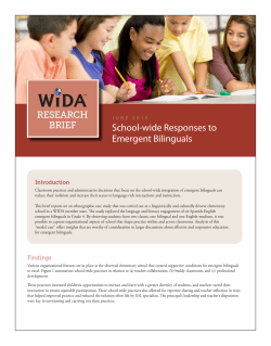 School-wide Responses to Emergent Bilinguals
