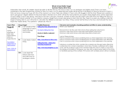 Year R - Putnoe Primary School