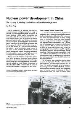 Nuclear power development in China