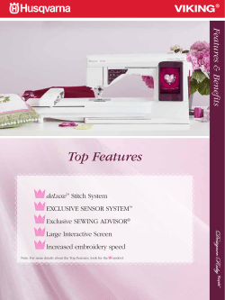 Features and Benefits