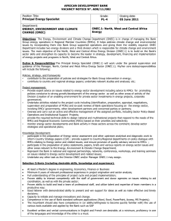 Principal Energy Specialist ONEC 1 Ang