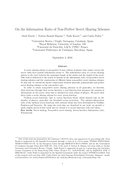 On the Information Ratio of Non-Perfect Secret Sharing Schemes