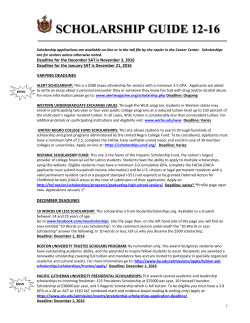 scholarship guide 12-16 - Federal Way Public Schools