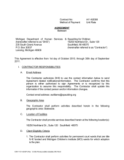 Contract No: A11-82008 Method of Payment: Unit Rate