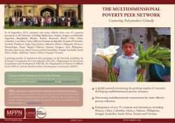 the multidimensional poverty peer network