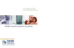 Annual Report - Multiple Myeloma Research Foundation
