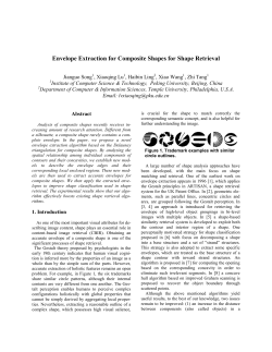 Envelope Extraction for Composite Shapes for Shape Retrieval