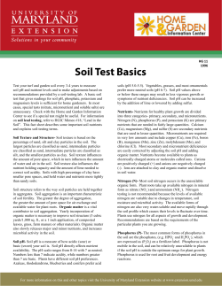 HG 11 - University of Maryland Extension