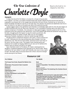 The True Confessions Of Charlotte Doyle