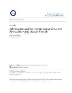 Baby Boomers and the Vietnam War: A life Course Approach to