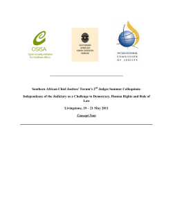 sacjf concept - International Commission of Jurists