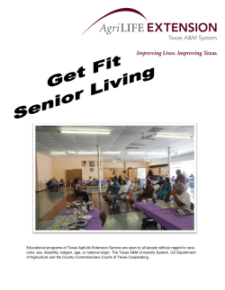 Educational programs of Texas AgriLife Extension Service are open