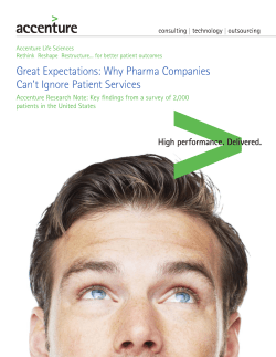 Great Expectations: Why Pharma Companies Can`t