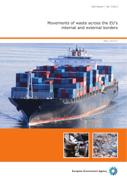 Movements of waste across the EU`s internal and external borders