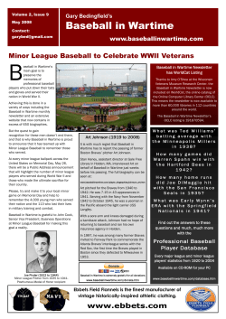 - Baseball in Wartime