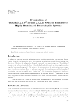 Bromination of Tricyclo[7.2.1.02,7]dodeca-2,4,6