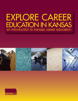 Explore Career Education in Kansas: an introduction to