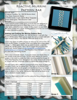 Reactive Murrini Pattern Bar