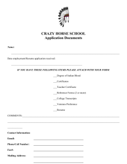 the Employment Application form