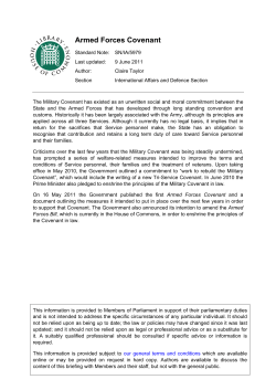Armed Forces Covenant